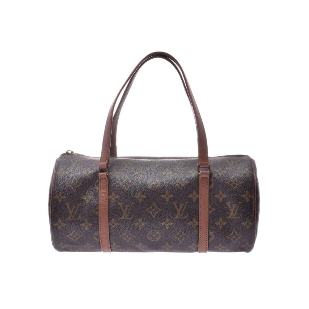 Louis Vuitton Handbag L Monogram Brown Leather Papillon